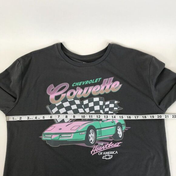 Art Class GM Chevrolet Corvette Graphic T-Shirt Girls' 2X Oversized Long Sleeve - Picture 8 of 10